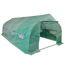 Portable Polytunnel Greenhouse Steel Frame Walk-in 18 m