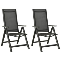 Folding Garden Chairs 2 pcs...
