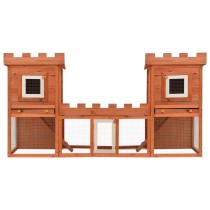 Outdoor Large Rabbit Hutch House Pet Cage Double House