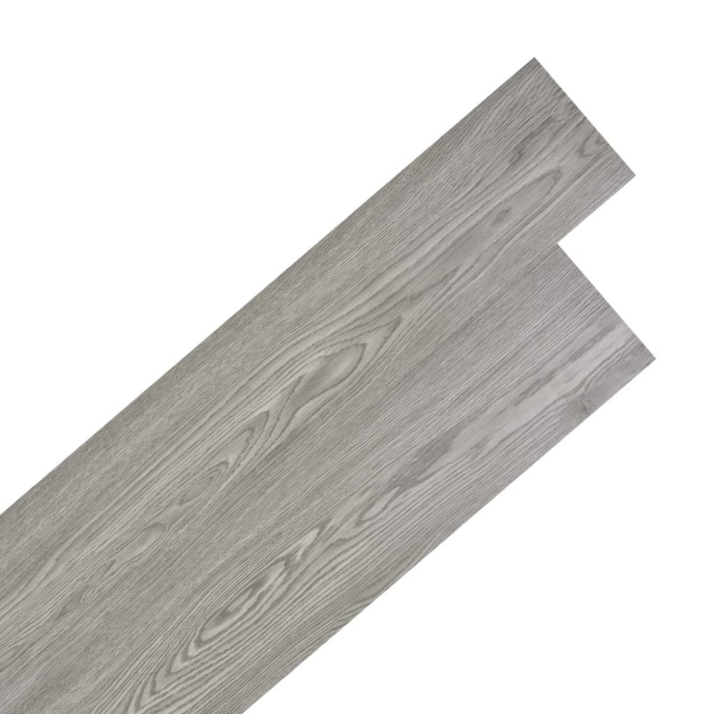 PVC Flooring Planks 5.02 m² 2 mm Self-adhesive Striped Brown