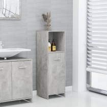 Bathroom Cabinet White and Sonoma Oak 30x30x95 cm Engineered Wood