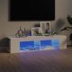 TV Cabinet with LED Lights Grey Sonoma 135x39x30 cm