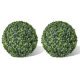 Boxwood Ball Artificial Leaf Topiary Ball 27 cm 2 pcs