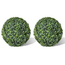 Boxwood Ball Artificial Leaf Topiary Ball 27 cm 2 pcs