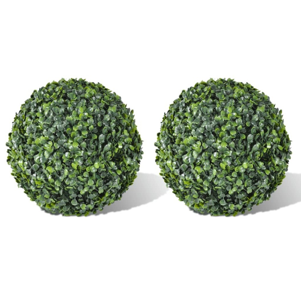Boxwood Ball Artificial Leaf Topiary Ball 27 cm 2 pcs