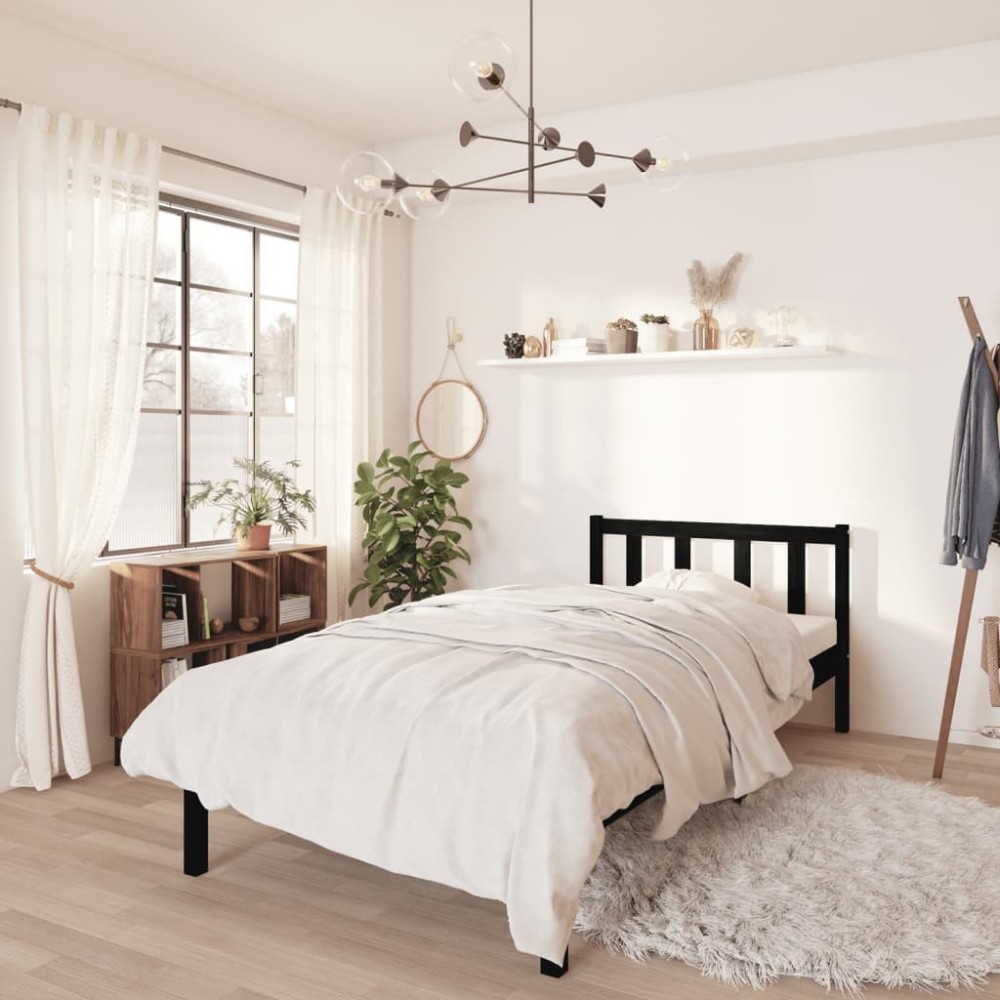 Bed Frame Solid Pinewood 100x200 cm