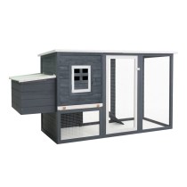 Outdoor Chicken Cage Hen House with 1 Egg Cage Wood