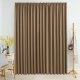 Blackout Curtain with Hooks Anthracite 290x245 cm