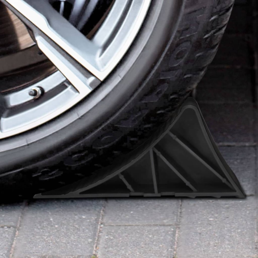 Wheel Chocks 2 pcs 25x10x11.5 cm Plastic