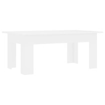 Coffee Table High Gloss Grey 100x60x42 cm Engineered Wood