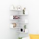 Wall Corner Shelf Grey 40x40x50 cm Engineered Wood