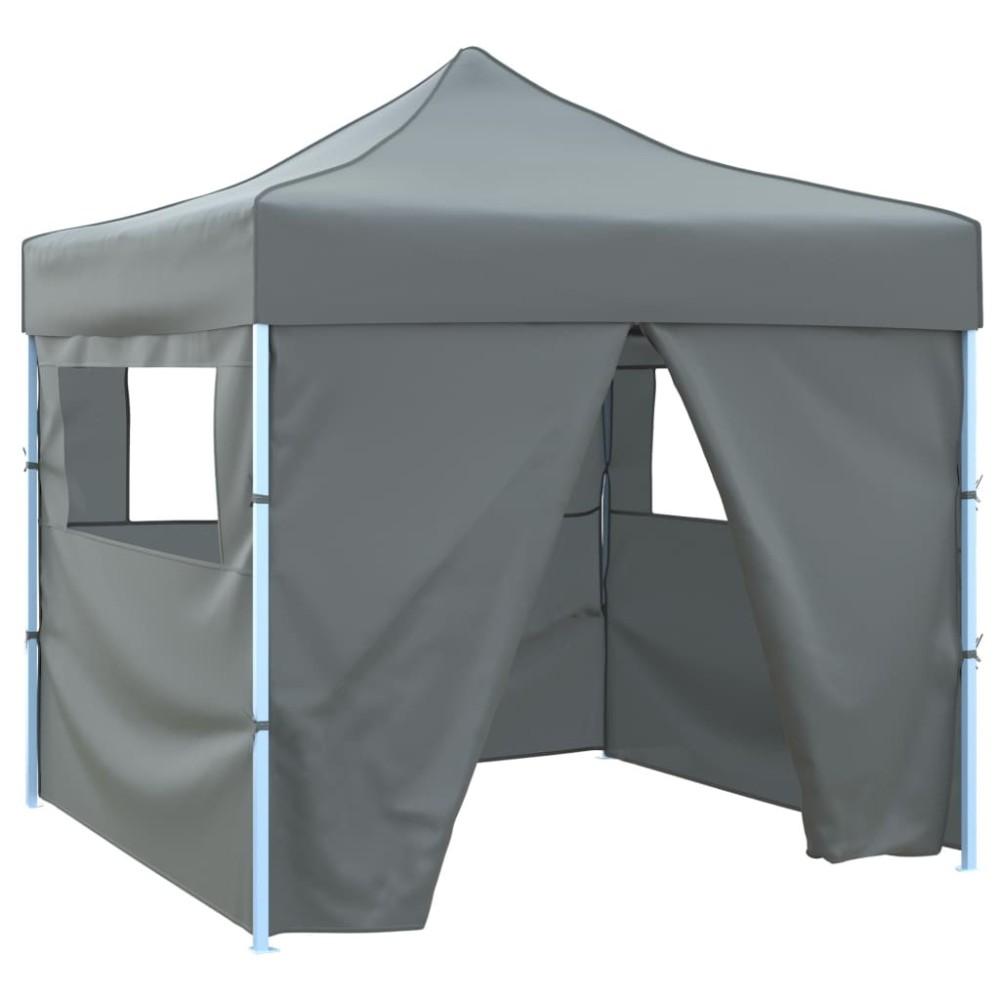 Foldable Tent 3x3 m with 4 Walls Cream