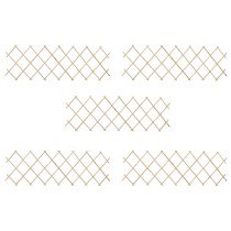 Trellis Fences 5 pcs Firwood 180x30 cm