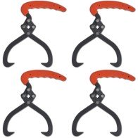 Holzzange mit PVC-Griff 4 Stk.