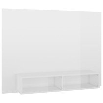TV-Wandschrank Hochglanz-Weiß 120x23,5x90 cm Holzwerkstoff
