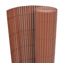 Double-Sided Garden Fence 90x500 cm White