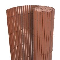 Double-Sided Garden Fence 90x500 cm White