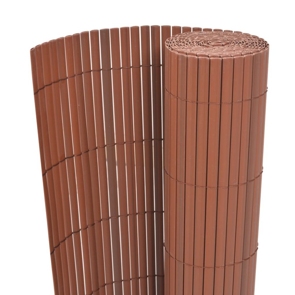 Double-Sided Garden Fence 90x500 cm White