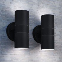 Outdoor Wall Lights 2 pcs Stainless Steel Up/Downwards