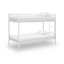 Bunk Bed Grey Metal 90x200 cm