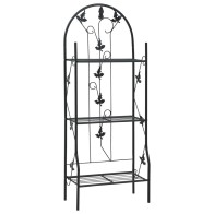 3-Layer Plant Rack Black...