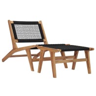 Sun Lounger with Footrest...