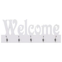 Wandgarderobe WELCOME Weiß 74 x 29,5 cm