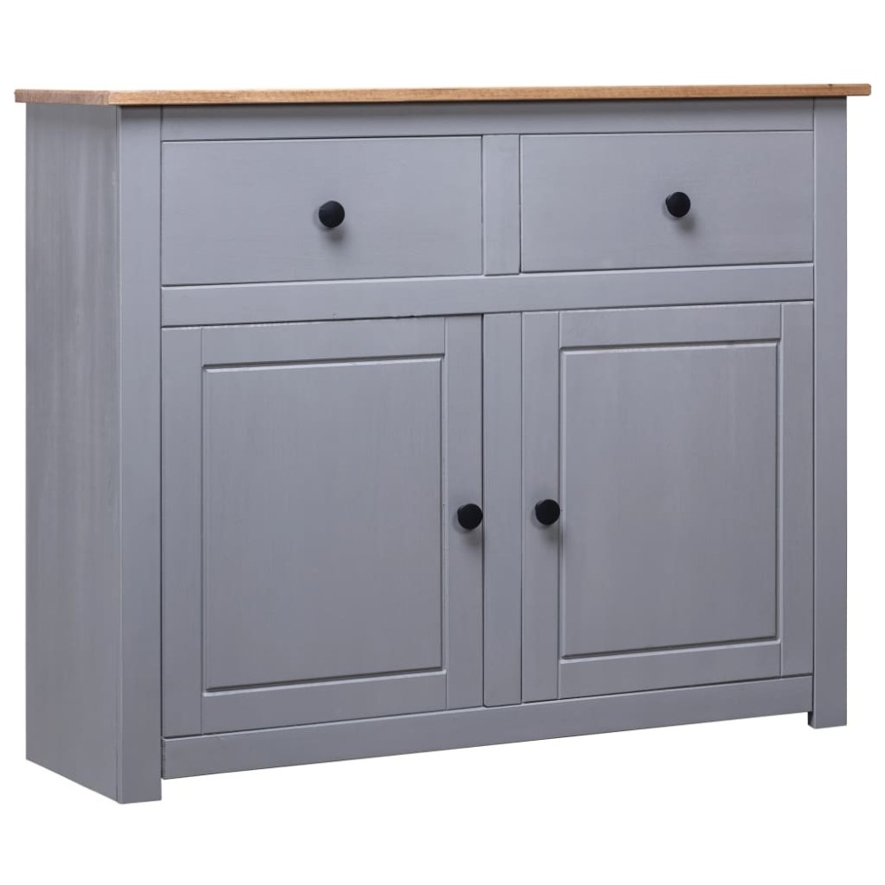 Sideboard 93x40x80 cm Solid Pinewood Panama Range