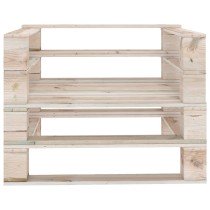 Garten-Mittelsofa aus Paletten Kiefernholz Imprägniert