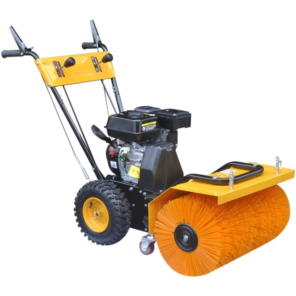 Petrol-powered 4-in-1 Snow Thrower and Sweeper Set 6.5HP