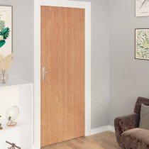 Self-adhesive Door Films 2 pcs White Wood 210x90 cm PVC