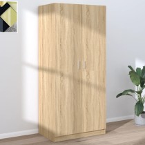 Wardrobe Grey Sonoma 80x50x180 cm Engineered Wood