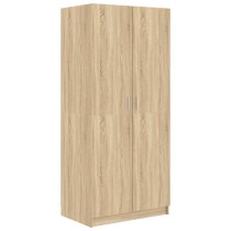 Wardrobe Grey Sonoma 80x50x180 cm Engineered Wood