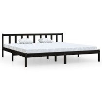 Bed Frame Solid Wood Pine 135x190 cm Double