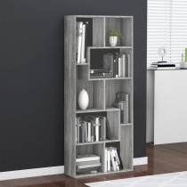 Book Cabinet Smoked Oak 67x24x161 cm Engineered Wood