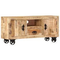 TV Cabinet 120x30x50 cm Solid Reclaimed Wood