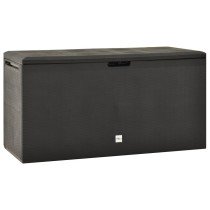 Garden Storage Box Anthracite 119x48x60 cm Polypropylene