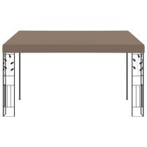 Wand-Pavillon 4x3x2,5 m Taupe