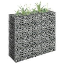 Gabion Raised Bed Galvanised Steel 450x30x10 cm