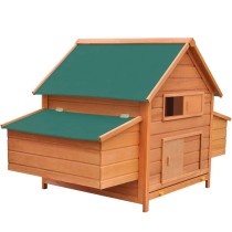 Chicken Coop Brown 157x97x110 cm Wood
