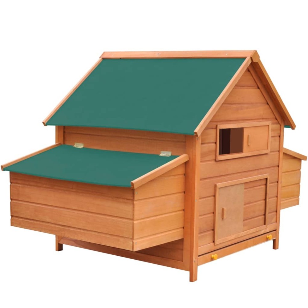 Chicken Coop Brown 157x97x110 cm Wood