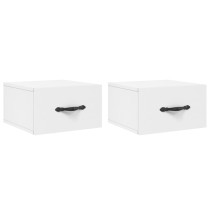 Wall-mounted Bedside Cabinet Concrete Grey 35x35x20 cm