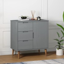 Sideboard MOLDE Brown 76,5x40x80 cm Solid Wood Pine