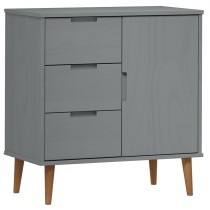 Sideboard MOLDE Brown 76,5x40x80 cm Solid Wood Pine