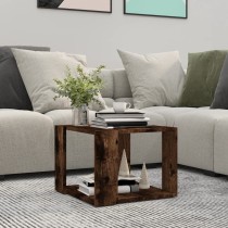 Coffee Table Brown Oak 40x40x30 cm Engineered Wood