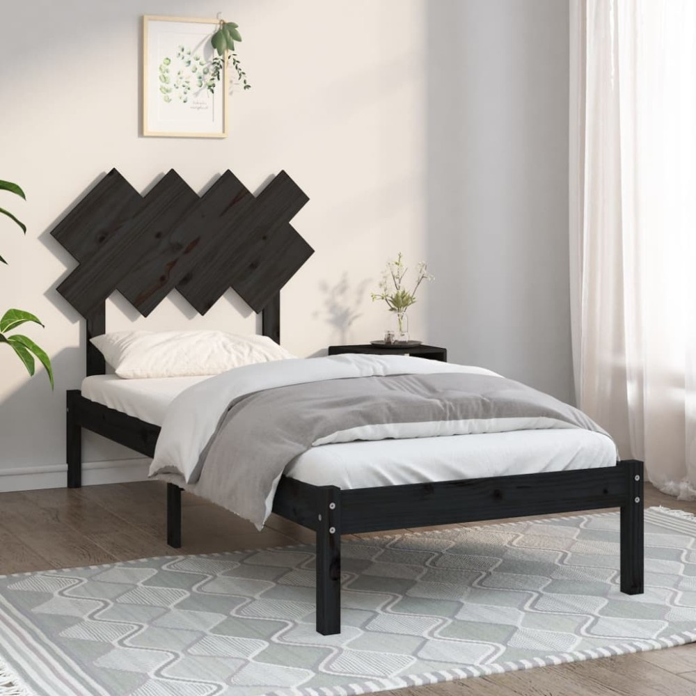 Bed Frame 160x200 cm Solid Wood