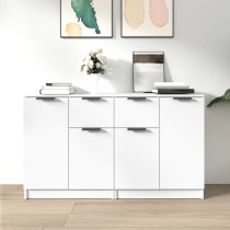Sideboards 2 pcs Concrete Grey 60x30x70 cm Engineered Wood