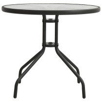 Bistro Table Anthracite  80x71 cm Steel
