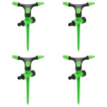 Rotating Sprinklers 4 pcs Green and Black 16x13.5x25.5 cm ABS&PP