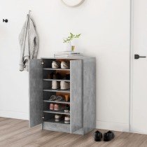 Shoe Cabinet Sonoma Oak 60x35x92 cm Engineered Wood